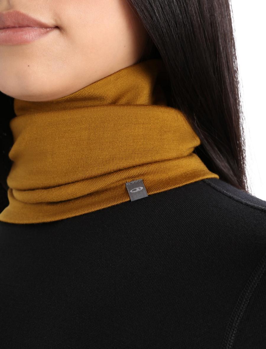 Women's Icebreaker Unisex Merino Apex Chute Scarves Clove | CA 1488PJJQ